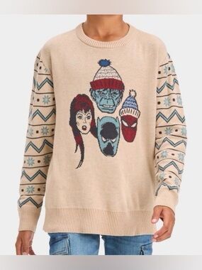 Disney 100 Marvel Holiday Sweater